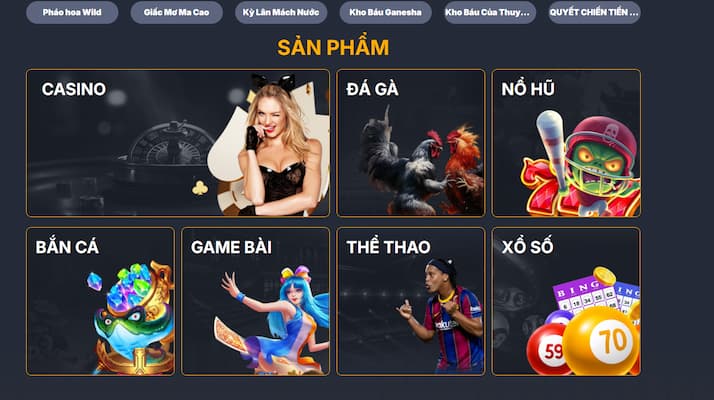 Casino uy tín New88 có những sản phẩm cá cược phong phú 